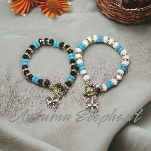 Jewelry - NWT Lucky Clover Bracelets - Set of 2